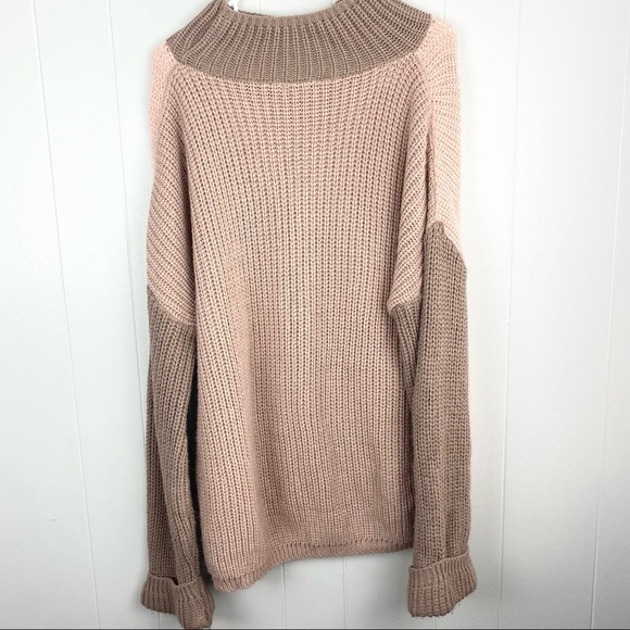 Nasty Gal | Oversized Color Block Chunky Sweater - Picture 4 of 5